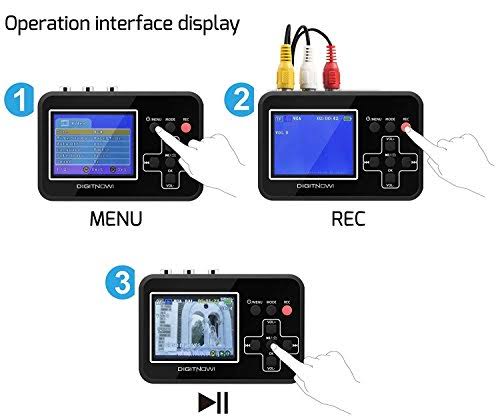 Digitnow!best Video to Digital Converter Transferring Device to Capture Video from VCR&s, VHS Tapes, Hi8, Camcorder, DVD, TV Box