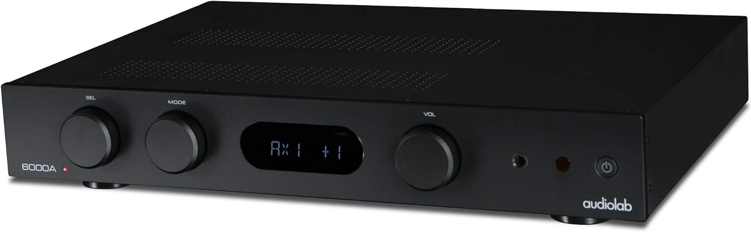 Audiolab 6000A 100-watt Stereo Integrated Amp/Bluetooth DAC - Black