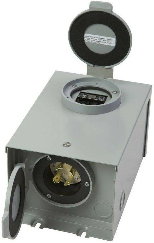 Reliance 30-Amp Generator Power Inlet Box | PR30