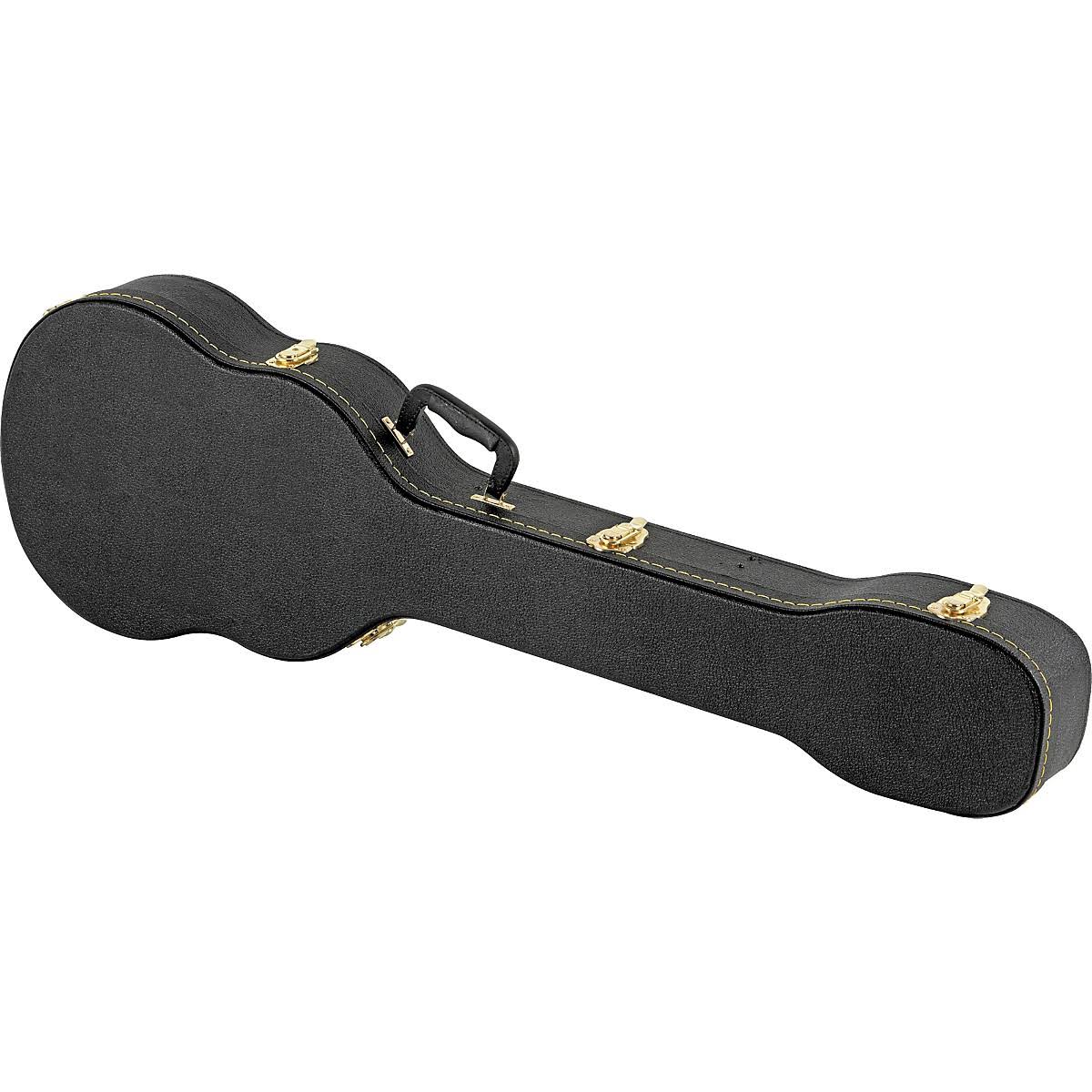 Musician&s Gear Electric Bass Case Violin Shaped Black