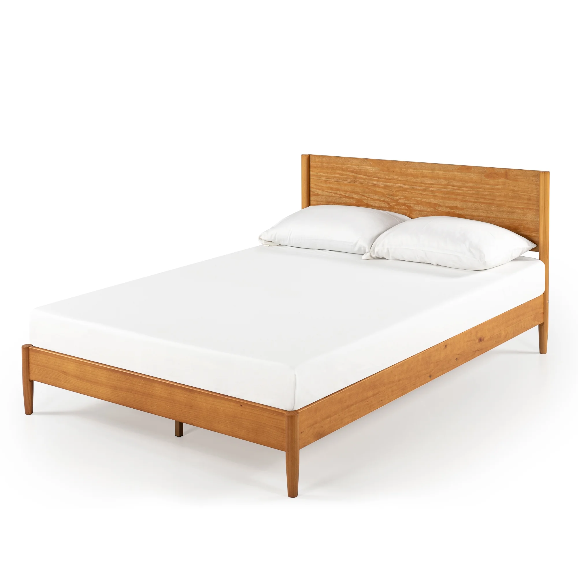 Zinus Allen 35" Mid Century Wood Platform Bed Frame, Full