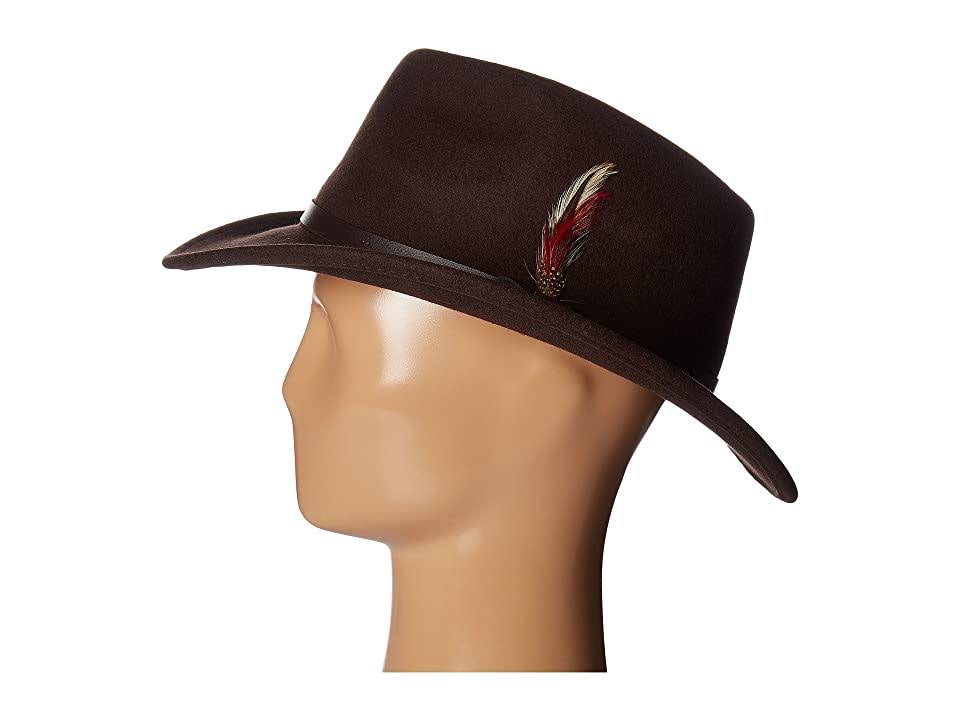 Scala Classico Men&s Crushable Felt Outback Hat