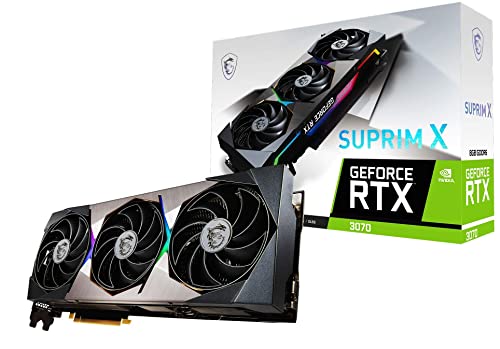 MSI Gaming GeForce RTX 3080 Ti Gaming X Trio 12G Computer Gaming Graphics Card 12GB GDRR6X 320-Bit HDMI/DP Nvlink Torx Fan 3 Ampere Architecture OC, NVIDIA GPU Video Cards for Gaming PC (Renewed)