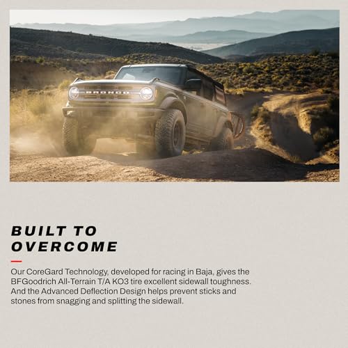 BFGoodrich All-Terrain T/A KO3 Car Tire for Light Trucks, SUVs, and Crossovers, LT275/65R18/E 123/120S