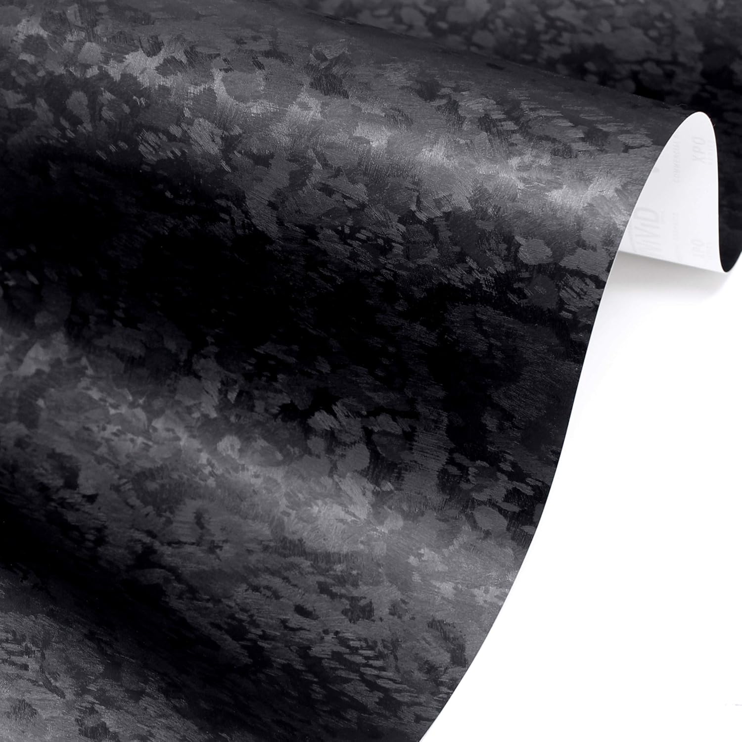VViViD Black Forged Brushed Carbon Fiber Vinyl Wrap (6ft x 5ft)