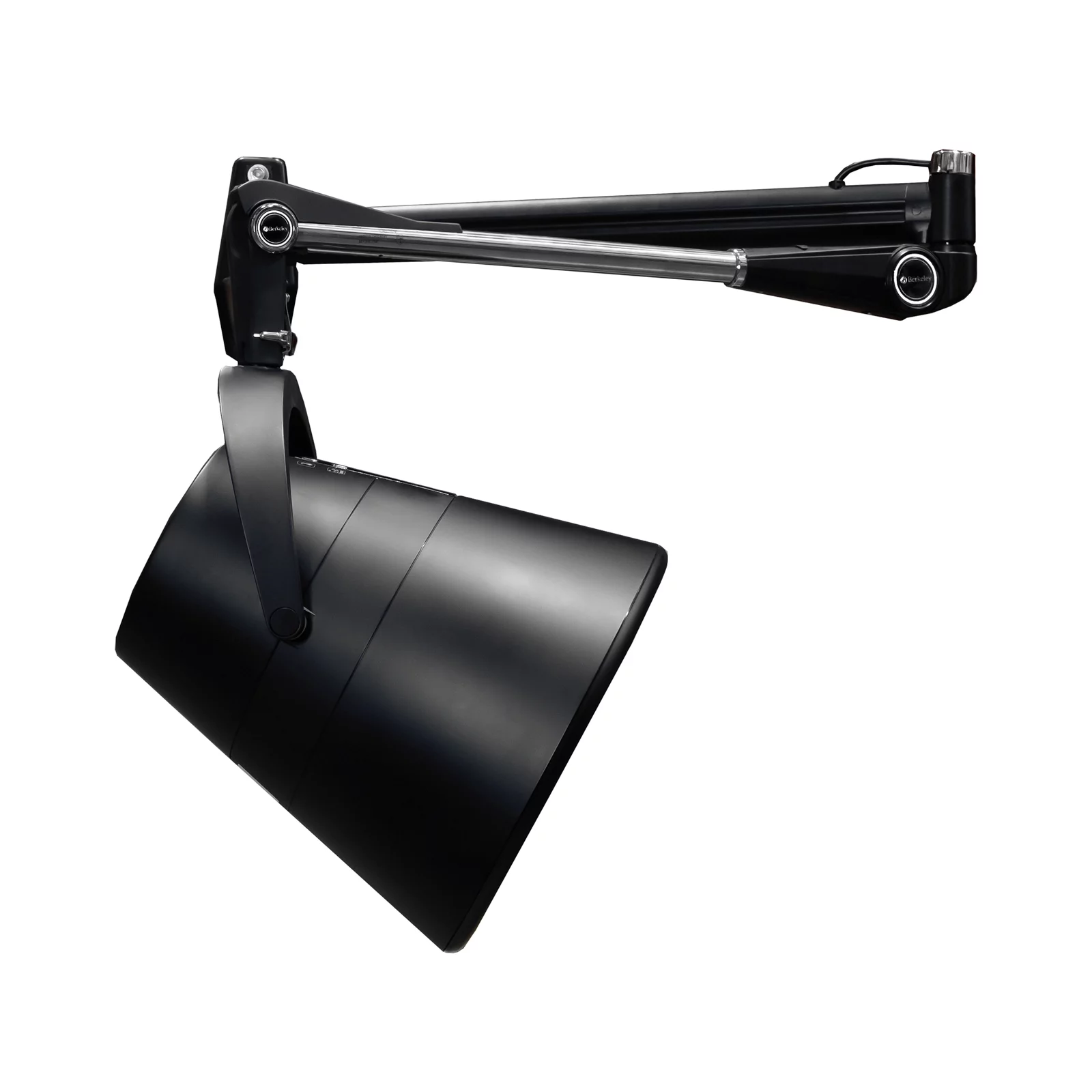 LUX Salon Hair Dryer Wall Mounted Hood Hanging Processor for Hair Salon Styling Studio, Black