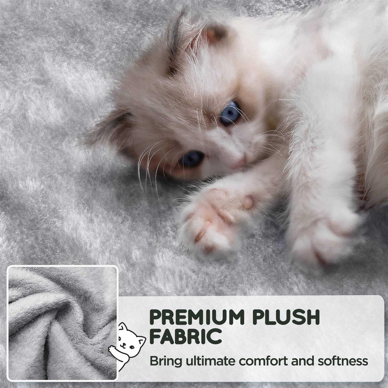 Topeakmart Gray 4-Level Plush Cat Tree with Hammock for Kittens - Pet Supplies online store