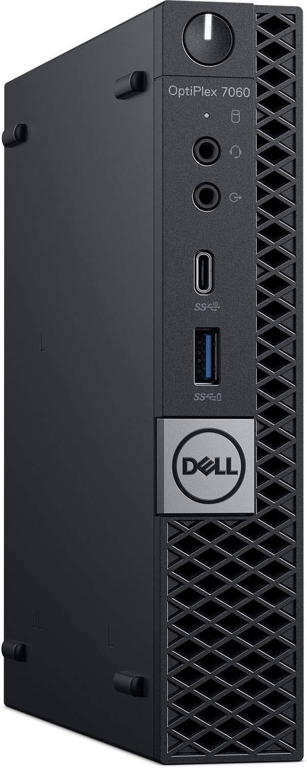 (Newest Model) Dell Optiplex 7060 Micro Factor Desktop Computer Intel Core i5-8600T 16GB DDR4 256 GB SSD Windows 10 Pro (Renewed)