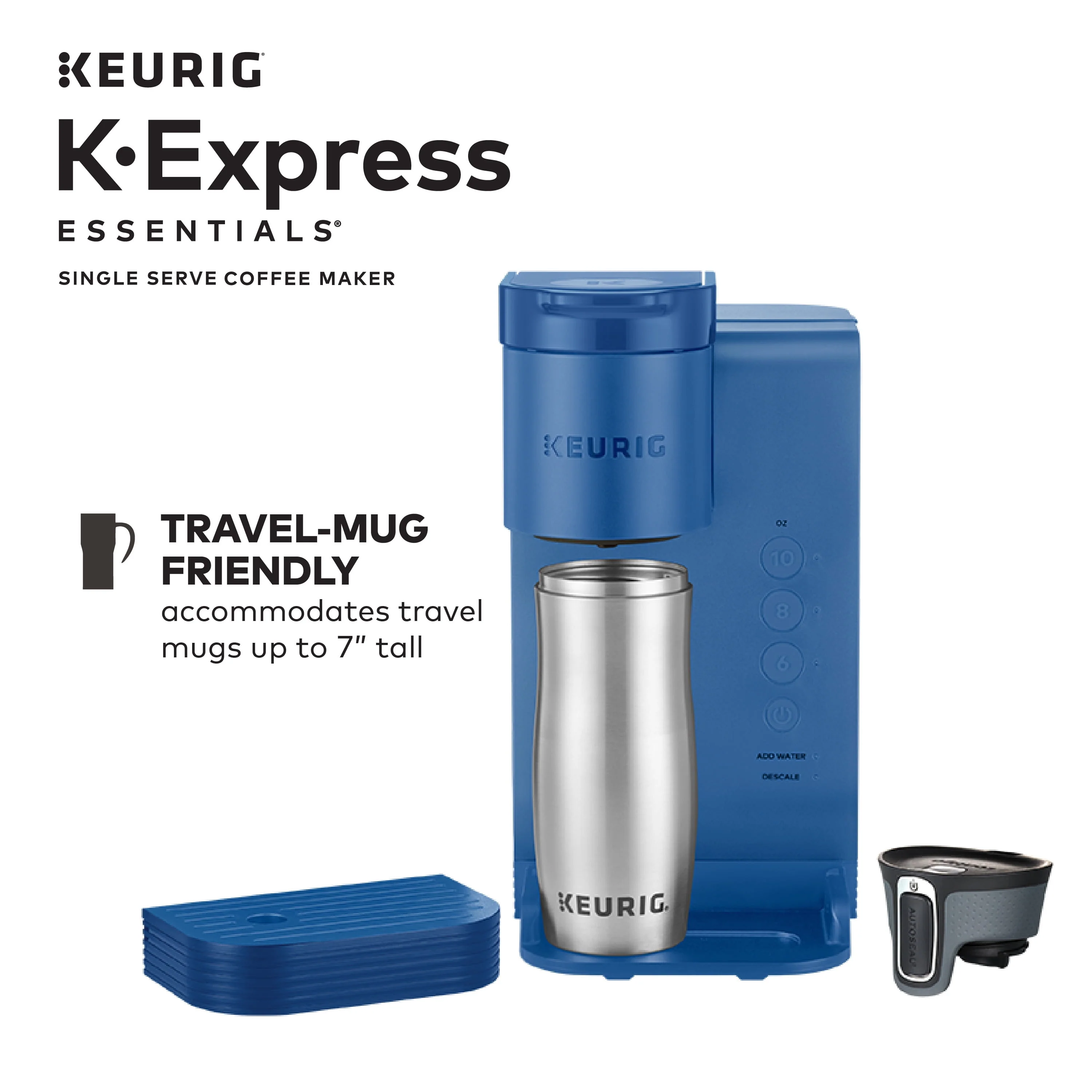 Keurig K-Express Essentials Single Serve K-Cup Pod Coffee Maker, Black