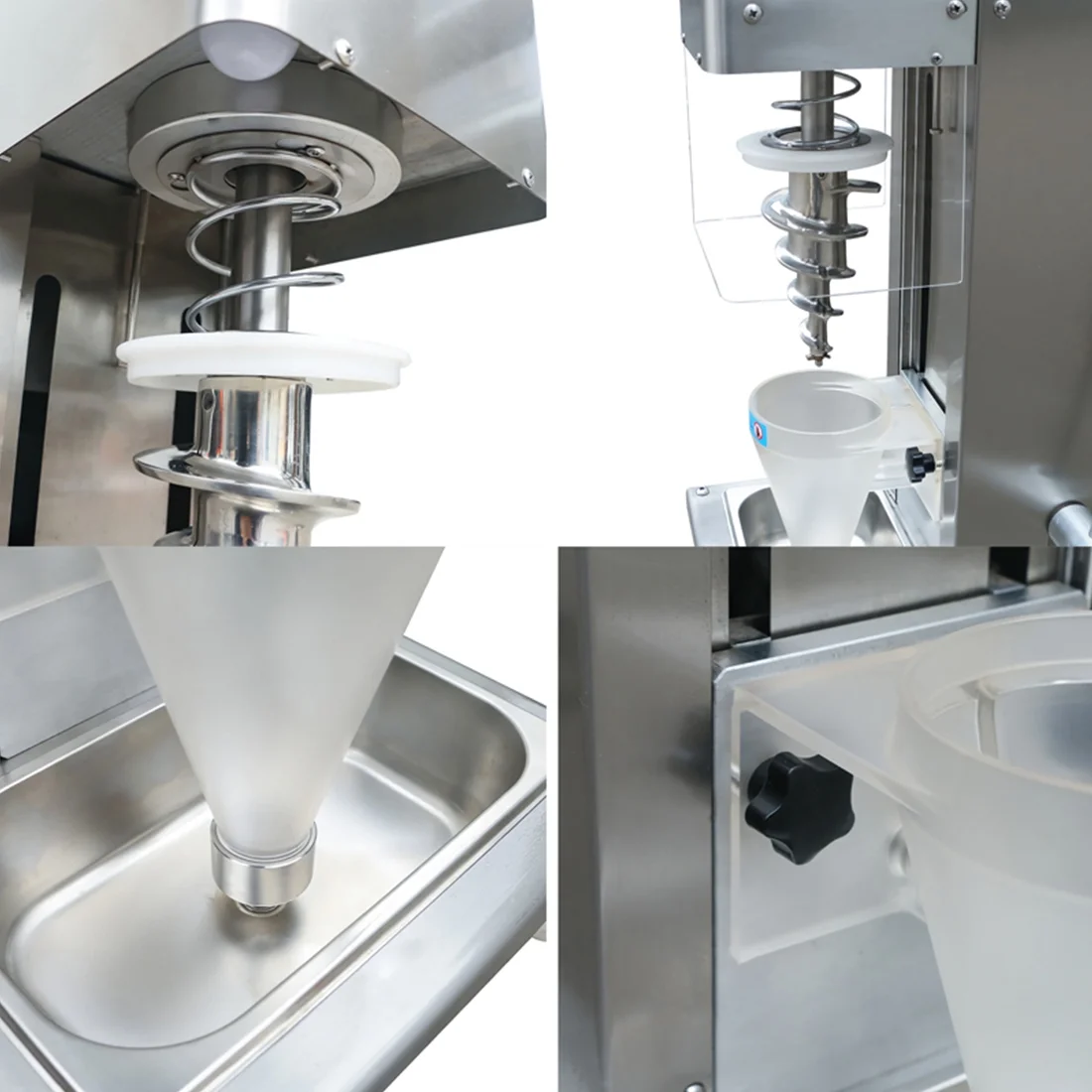 INTBUYING Electric Fruit Ice Cream Mixer Machine Frozen Yogurt Milkshake
