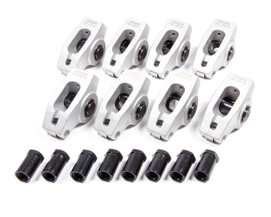 Crower Cams 72841X1-8 Roller Rocker Arms - SBC