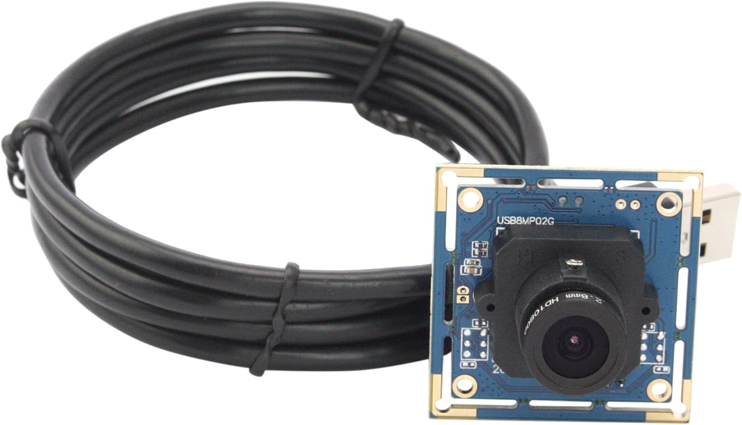 ELP 170degree fisheye Lens 8MP Camera Module with USB Port for HD high Resolution Video Image View
