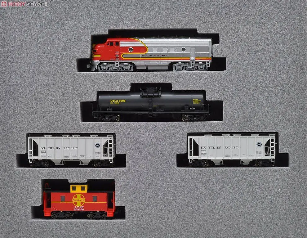 Kato 106-6271 N F7 SF Freight Train Set