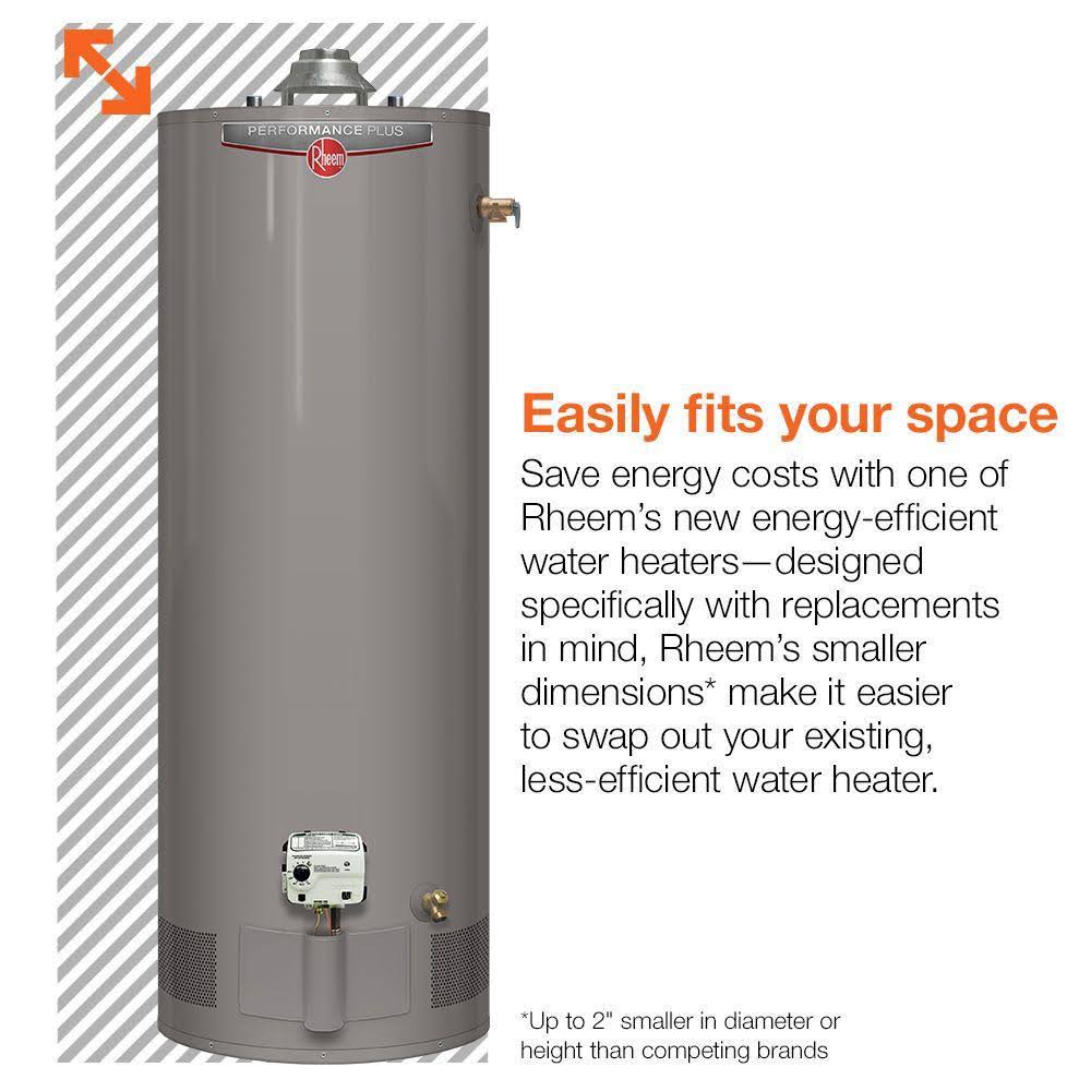 Rheem Performance Platinum 50 gal. Tall 12 Year 40,000 BTU Natural GAS Energy Star Tank Water Heater with WiFi Module Included 6