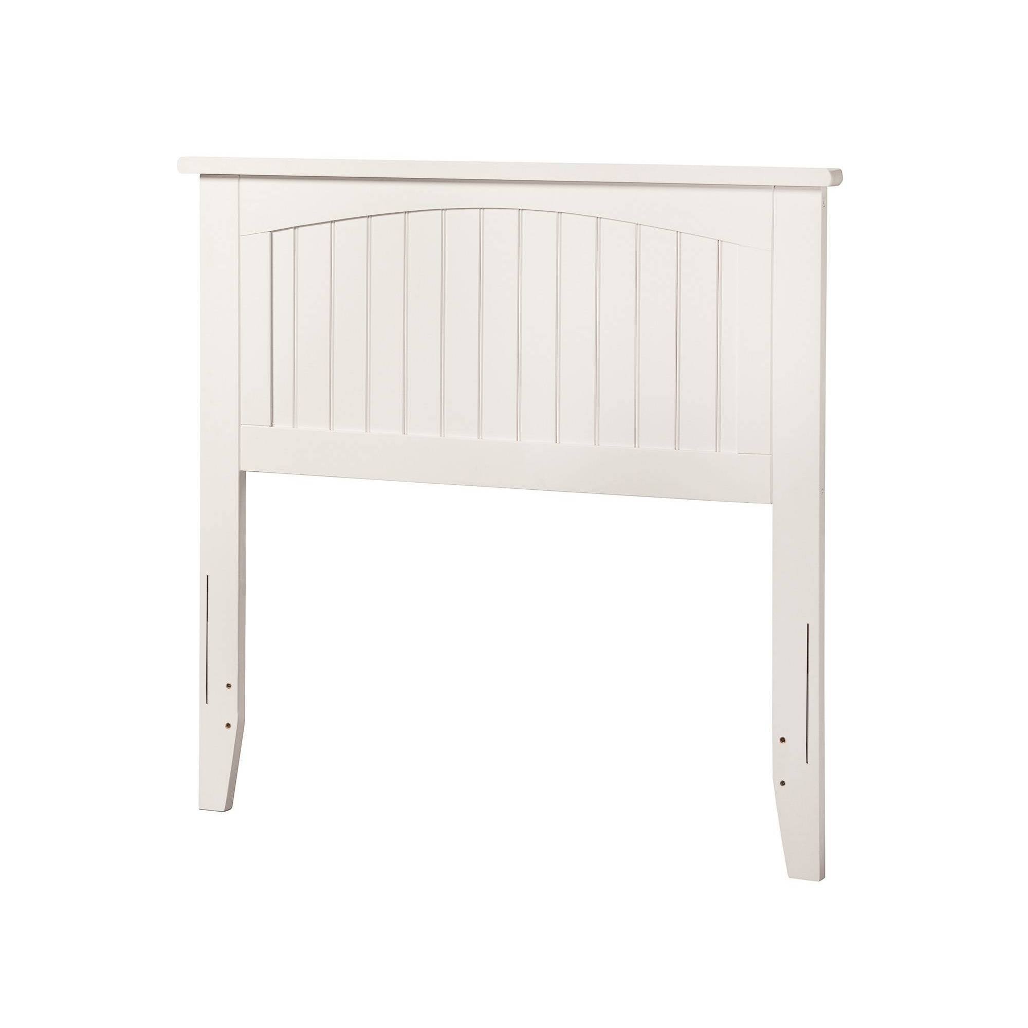 Atlantic Furniture Nantucket Panel Headboard, White, Twin