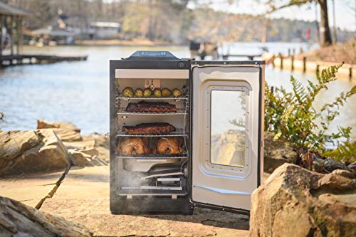 Masterbuilt MB20074719 Bluetooth Digital Electric Smoker, Stainless Steel