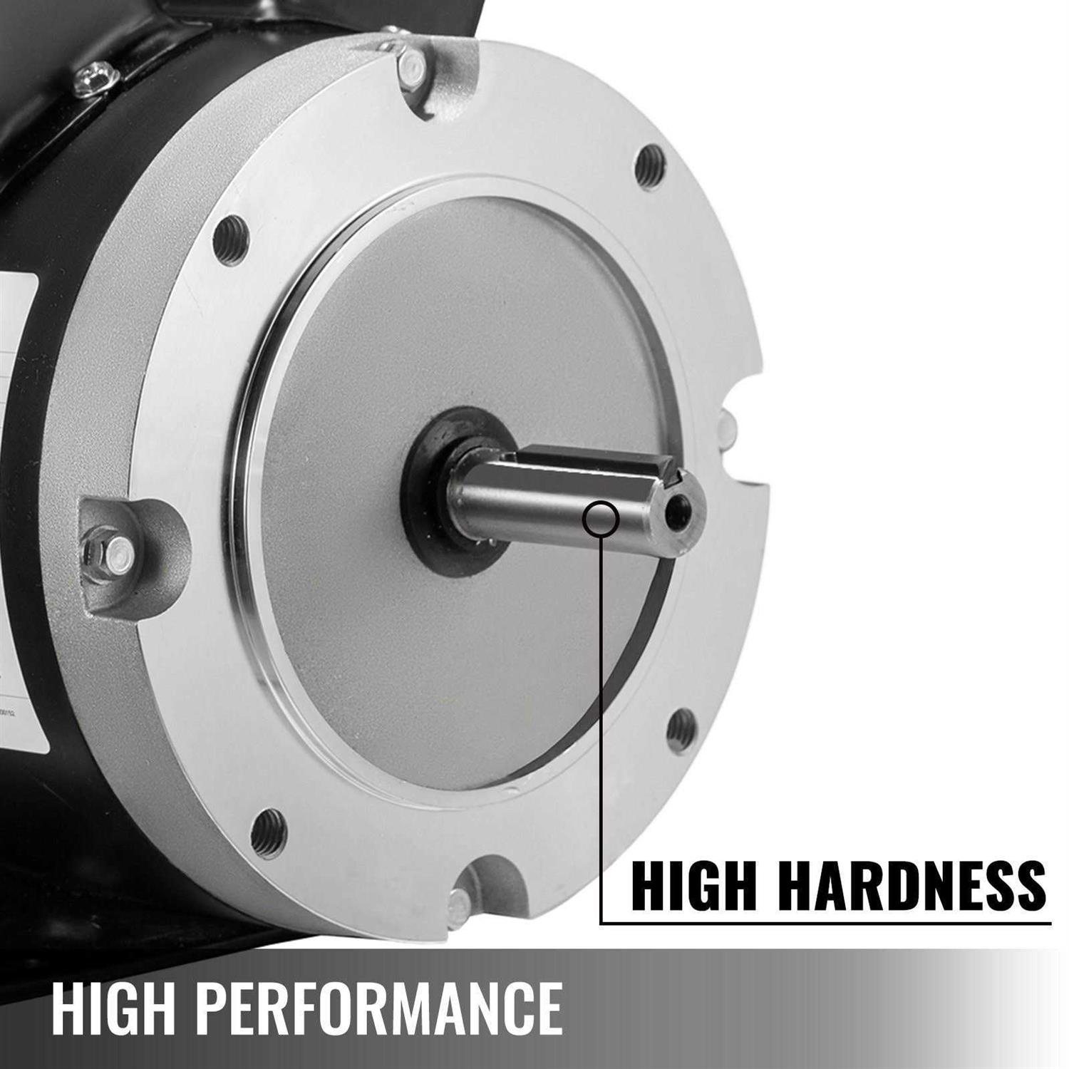 VEVOR 1.5 Hp Electric Motor 56C Frame Single Phase TEFC 115230 V 141556C DJS141556C0000001V6 - Shop Hardware Tools Online Store