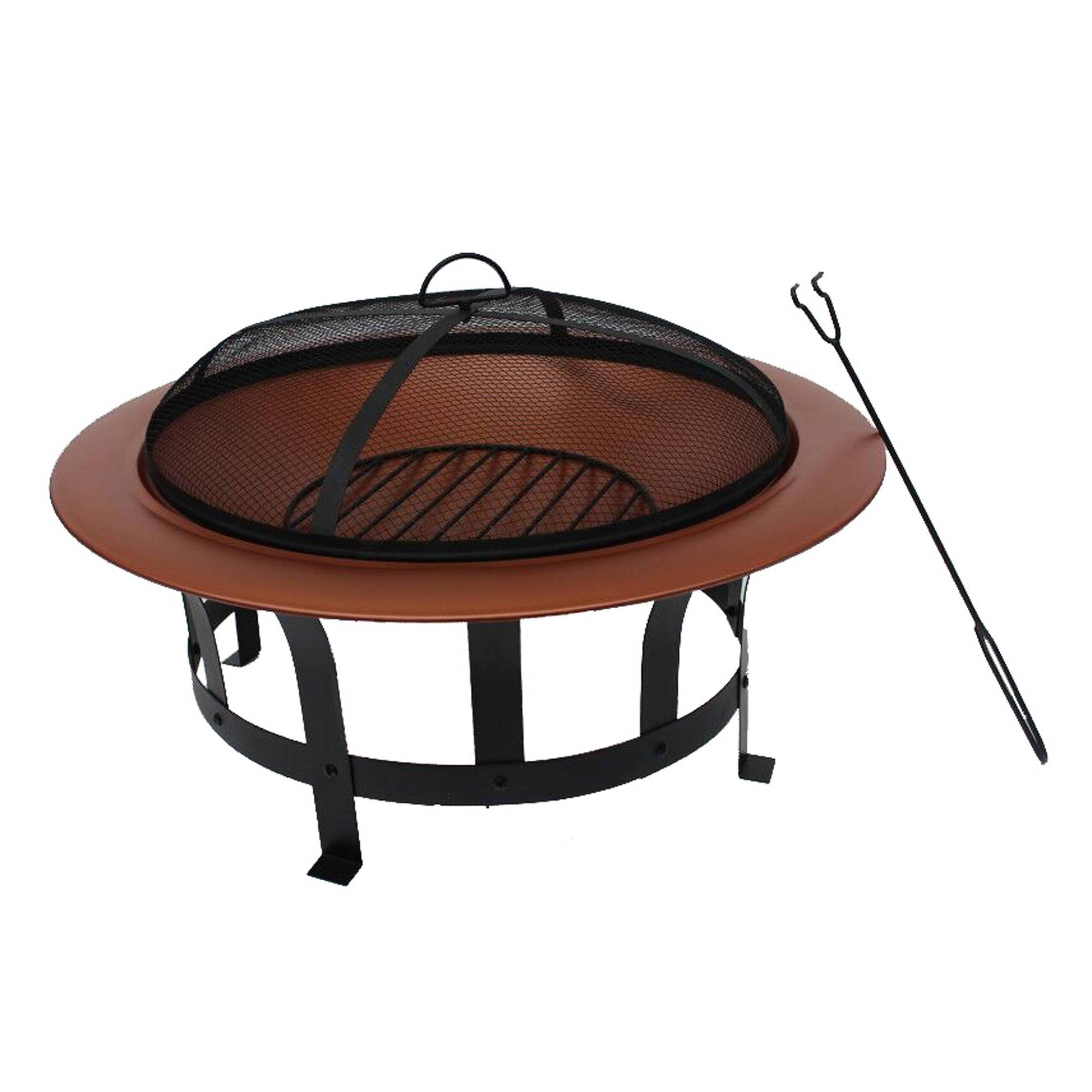 Lowe's 30-in W Copper Steel Wood-Burning Fire Pit | 80401