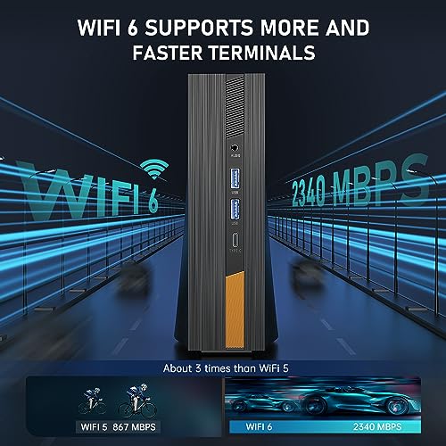 ACEMAGIC [Mini Gaming PC] Core i9-11900H up to 4.9GHz,Mini Computer Tower PC Dual Channel 16GB DDR4 512GB NVMe SSD, Support 3 Mode PERF Switch Desktop Computer 4K Triple Display,WiFi 6,BT 5.2