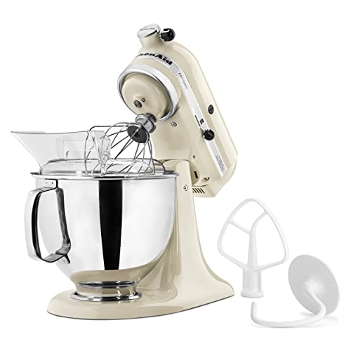 KitchenAid Artisan Series 5 Quart Tilt Head Stand Mixer with Pouring Shield KSM150PS, Removable bowl, Aqua Sky