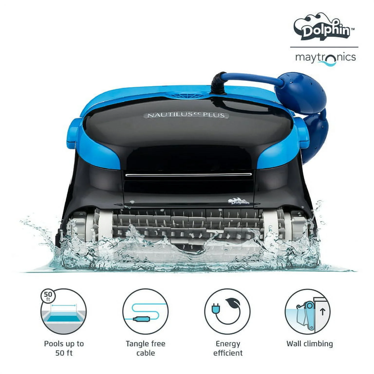 Dolphin Nautilus CC Plus Swimming Pool Inground Robotic Pool Cleaner 99996403-PC
