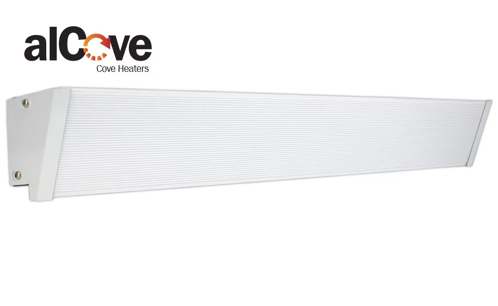 King Electric 71" 840W 240V Cove Heater, White, KCV2409-W