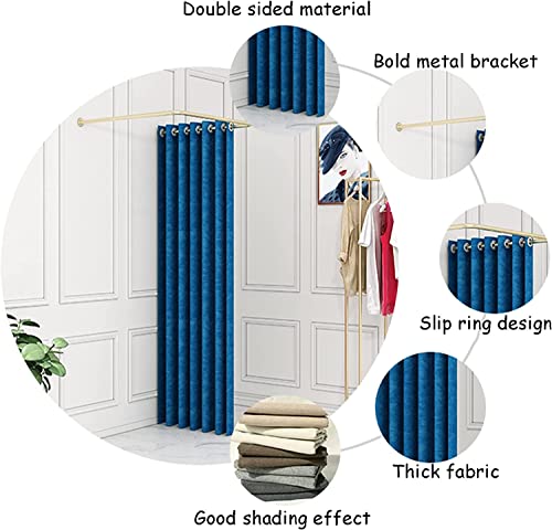 Fashion Changing Rooms Clothing Store Fitting Room Metal Bracket Temporary Locker Room Movable Dressing Room for Mall Office Changing Room Bedroom Furniture