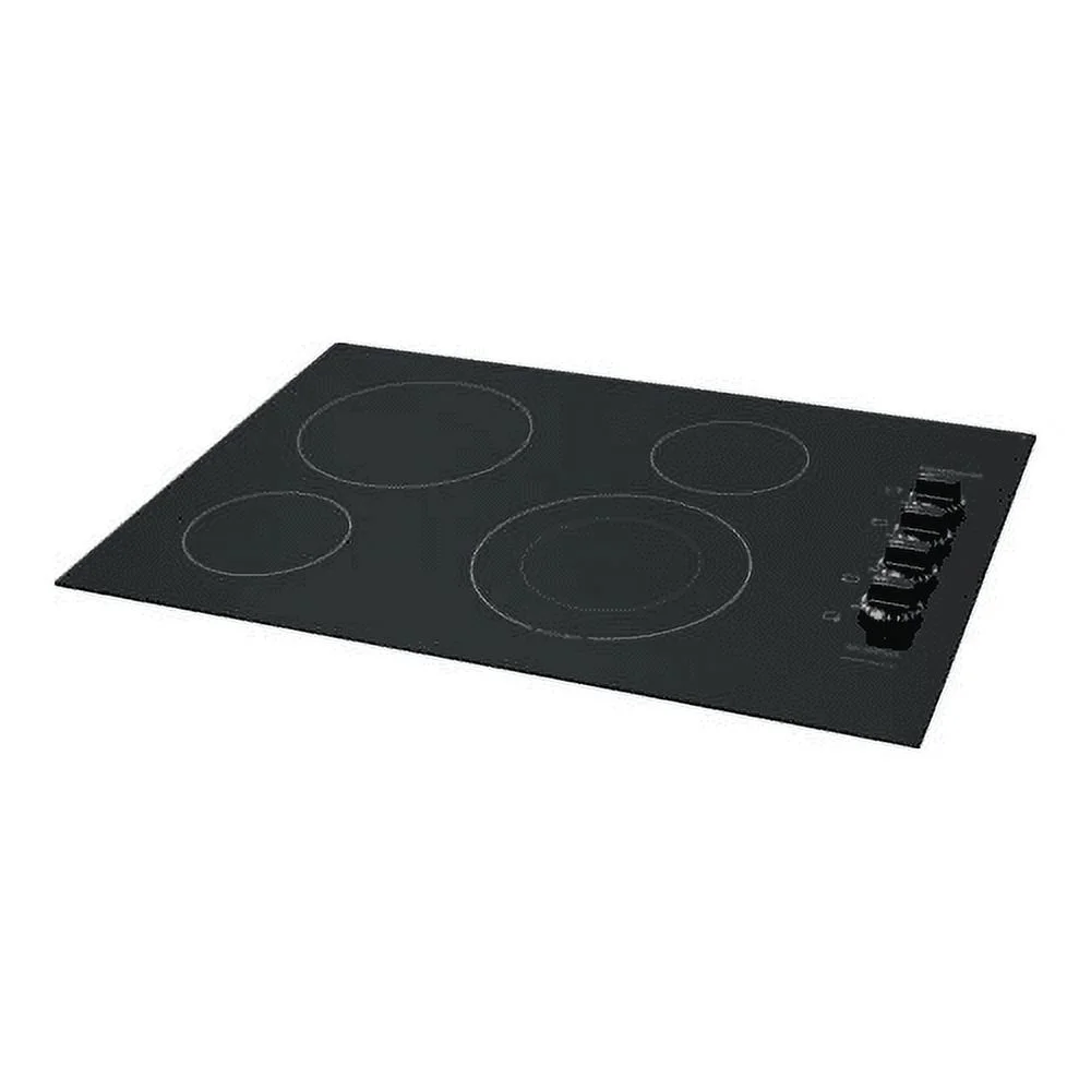 Frigidaire FFEC3025UB Electric Cooktop, 30", Black, 4 Element Burners, Ceramic Glass Surface, 3000W Quick Boil Element, Expandable Element, Hot Surface Indicator