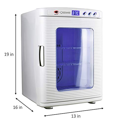 IVYX Scientific 25L Incubator - Precise Temperature Control from 2 to 60°C, 12V/110V