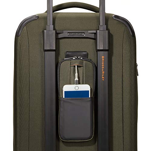 Briggs & Riley Domestic 22" Carry On Expandable Spinner - Luggage for Travel, Suitcases with Wheels, Softside Rolling Bag for Men & Women, Self-Repairing Zipper - ZDX Collection, Hunter