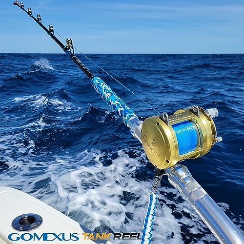 GOMEXUS Trolling Reel,Conventional Reels Saltwater for Tuna Sailfish Swordfish Deep Sea Fishing Reel