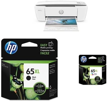 HP DeskJet 3755 Compact All-in-One Wireless Printer, HP Instant Ink, Works with Alexa - Seagrass Accent (J9V92A)