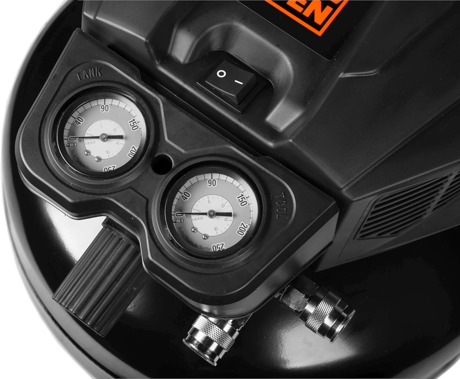 WEN Air Compressor, 6-Gallon, Oil-Free, Pancake Style (AP6092)