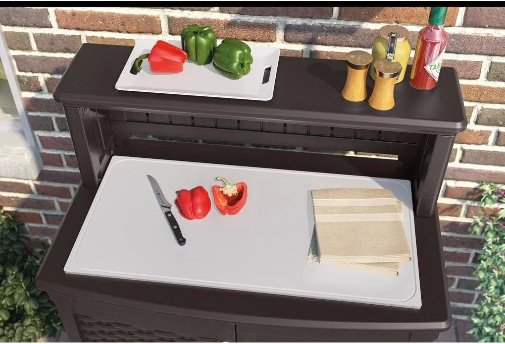 Suncast Patio Storage & Prep Station