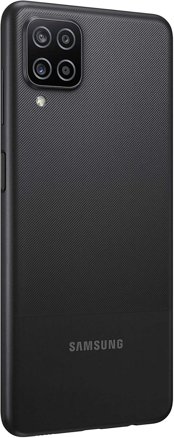 SAMSUNG Galaxy A12 32GB A125U (T-Mobile/Sprint Unlocked) 6.5" Display Quad Camera Long Lasting Battery Smartphone - Black (Renewed)