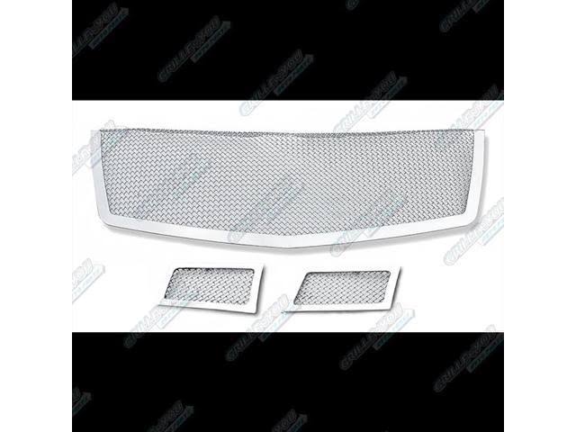 APS Fits 2007-2014 Cadillac Escalade Stainless Steel Mesh Grille Grill Insert Combo #A77740T