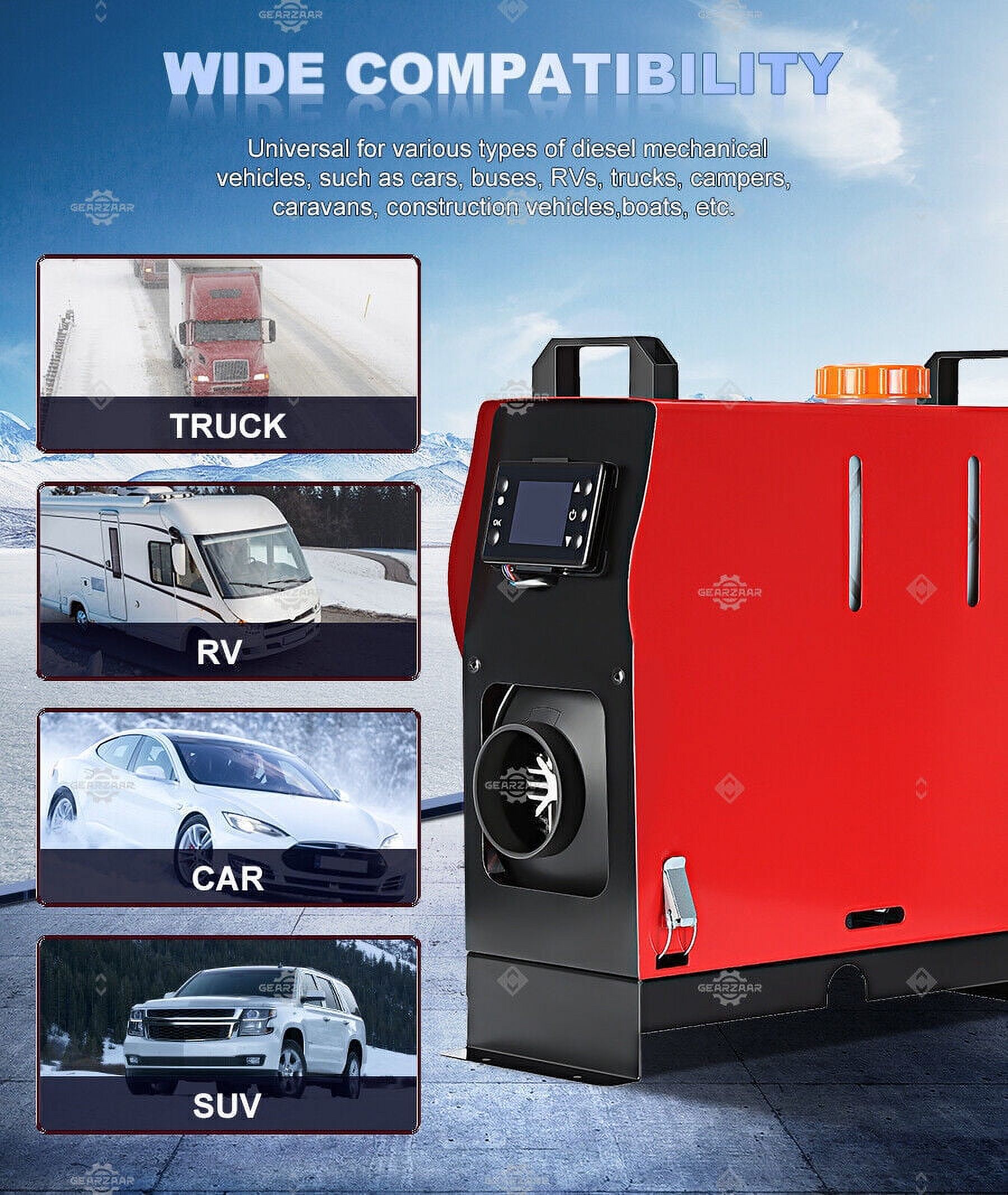Diesel Air Heater 8KW 12V All In One LCD Thermostat Boat Motorhome Truck Trailer