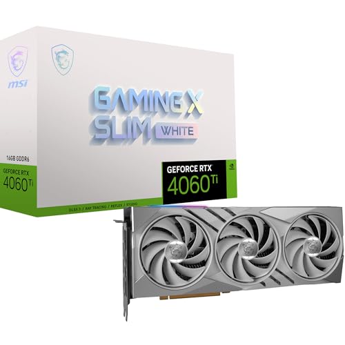 MSI GeForce RTX 4060 Ti Ventus 2X Black 8G OC Graphics Card -NVIDIA RTX 4060 Ti, 8GB GDDR6 Memory, 18Gbps, PCIe 4.0, DLSS3