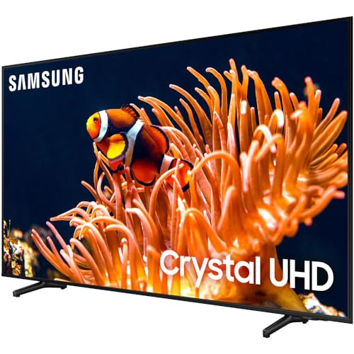 SAMSUNG 65 Inch DU8000 Crystal UHD LED 4K Smart TV Bundle with 2 YR CPS Enhanced Protection Pack (2024 Model)