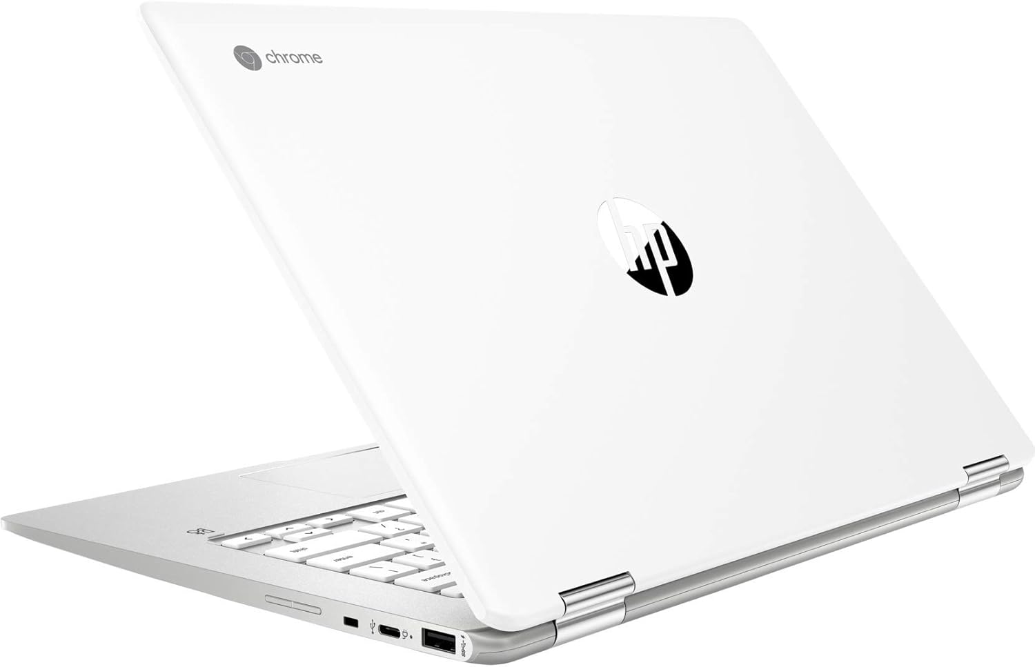 HP 2-in-1 Convertible Chromebook, 14inch HD Touchscreen, Intel Quad-Core Pentium Silver N5030 Processor Up to 3.10GHz, 4GB Ram, 128GB SSD, Intel UHD Graphics, Webcam, Chrome OS(Renewed (14inch/128GB)