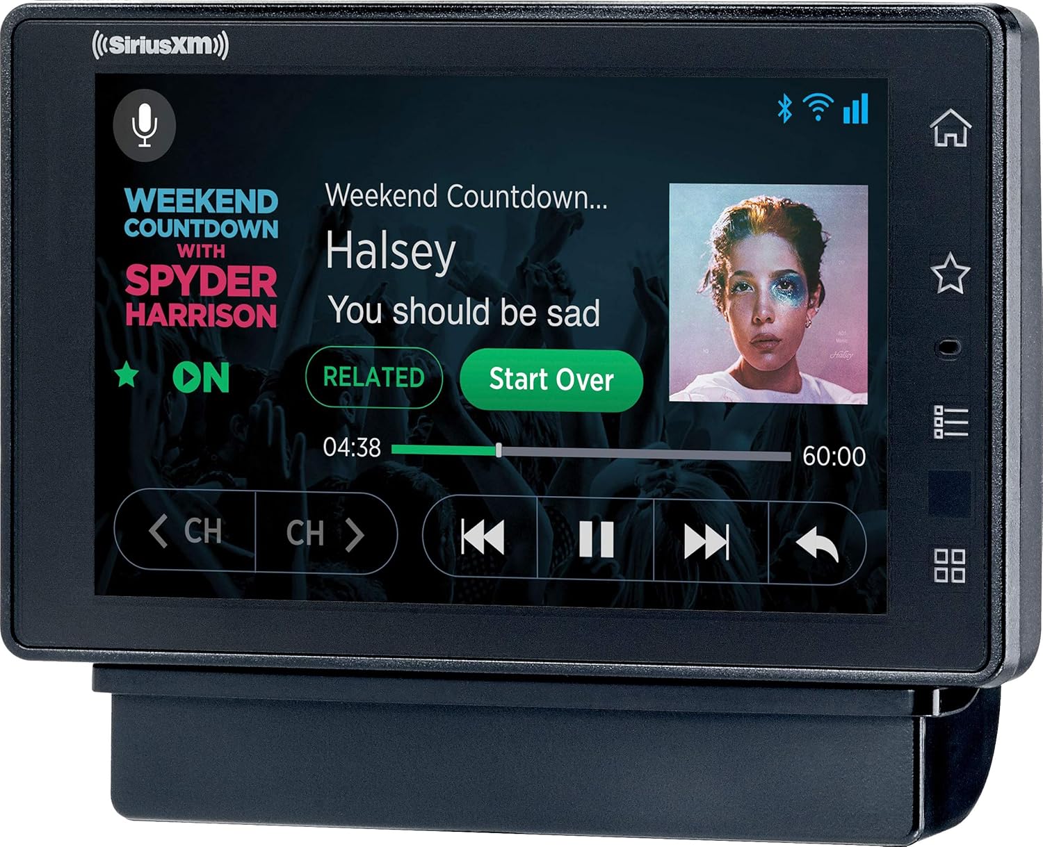 SIRIUSXM SXWB1V1 SiriusXM Tour Dock & Play Radio with 360L, PowerConnect Vehicle Dock, and Bluetooth