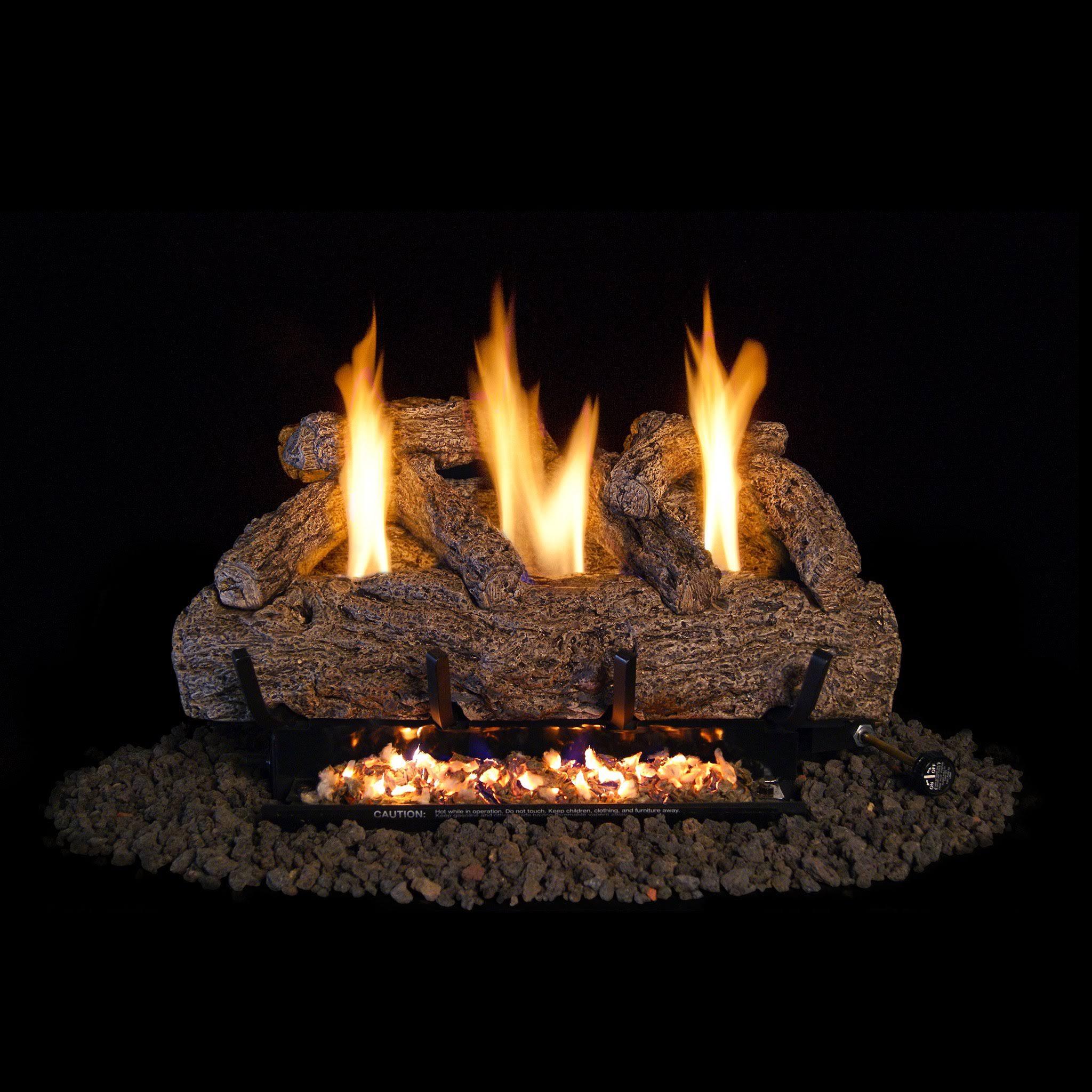 Real Fyre Fyreside Vent-Free Live Oak GAS Log Set - 30x22