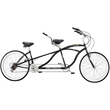 Micargi Island 18 Speed Tandem Bike, Blue - 26 Beach Cruiser Style