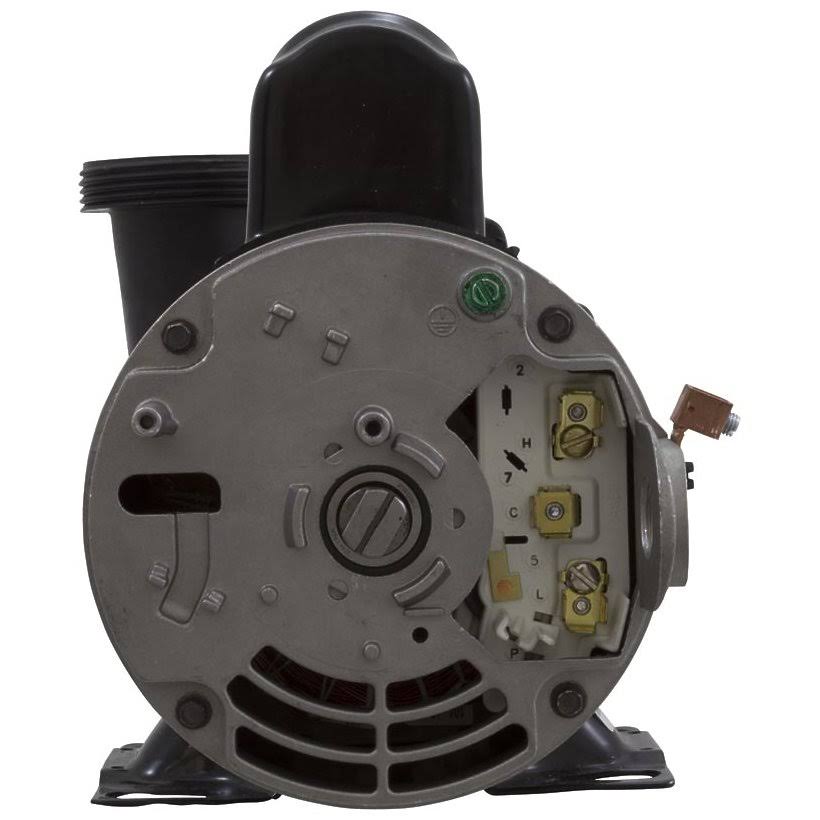Waterway 1.5HP Hi-Flo Pump, 2 Speed, 115V, 48fr, Side DISCHARGE, 3420610-10