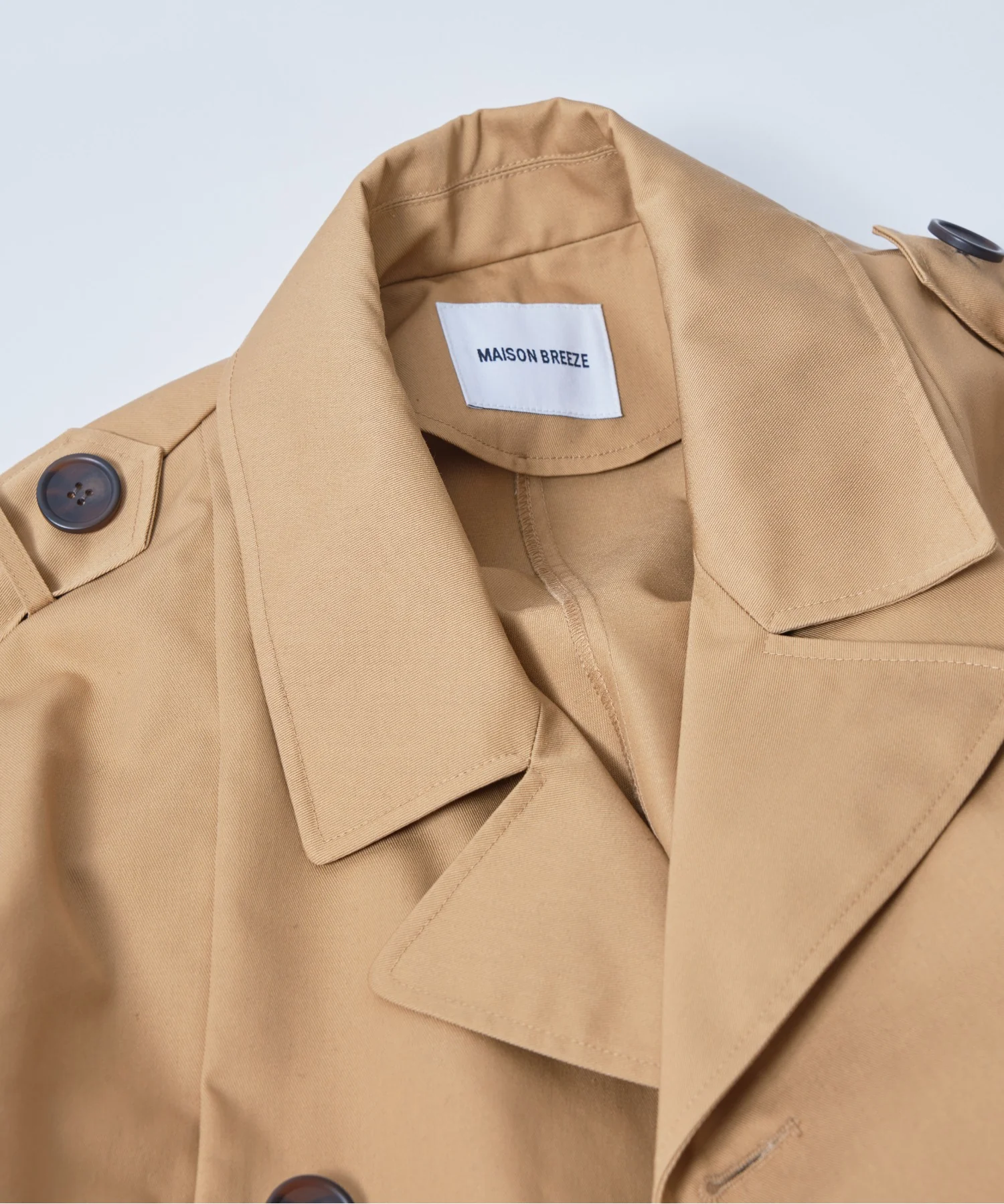 【SETUP7】Outer Trench Coat Double-Breasted Oversized Trench Big Silhouette Long Length Pocket Long Sleeve Spring Coat
