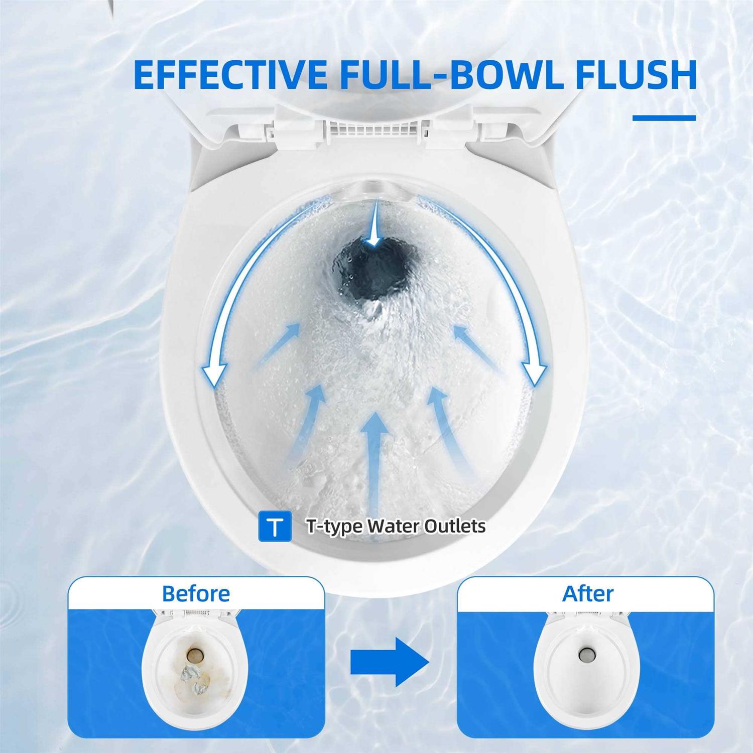 Dextrus Portable RV Toilet with Pedal Flush Gravity Flush Toilet High Profile for Caravan Travel - Shop Hardware Tools Online Store