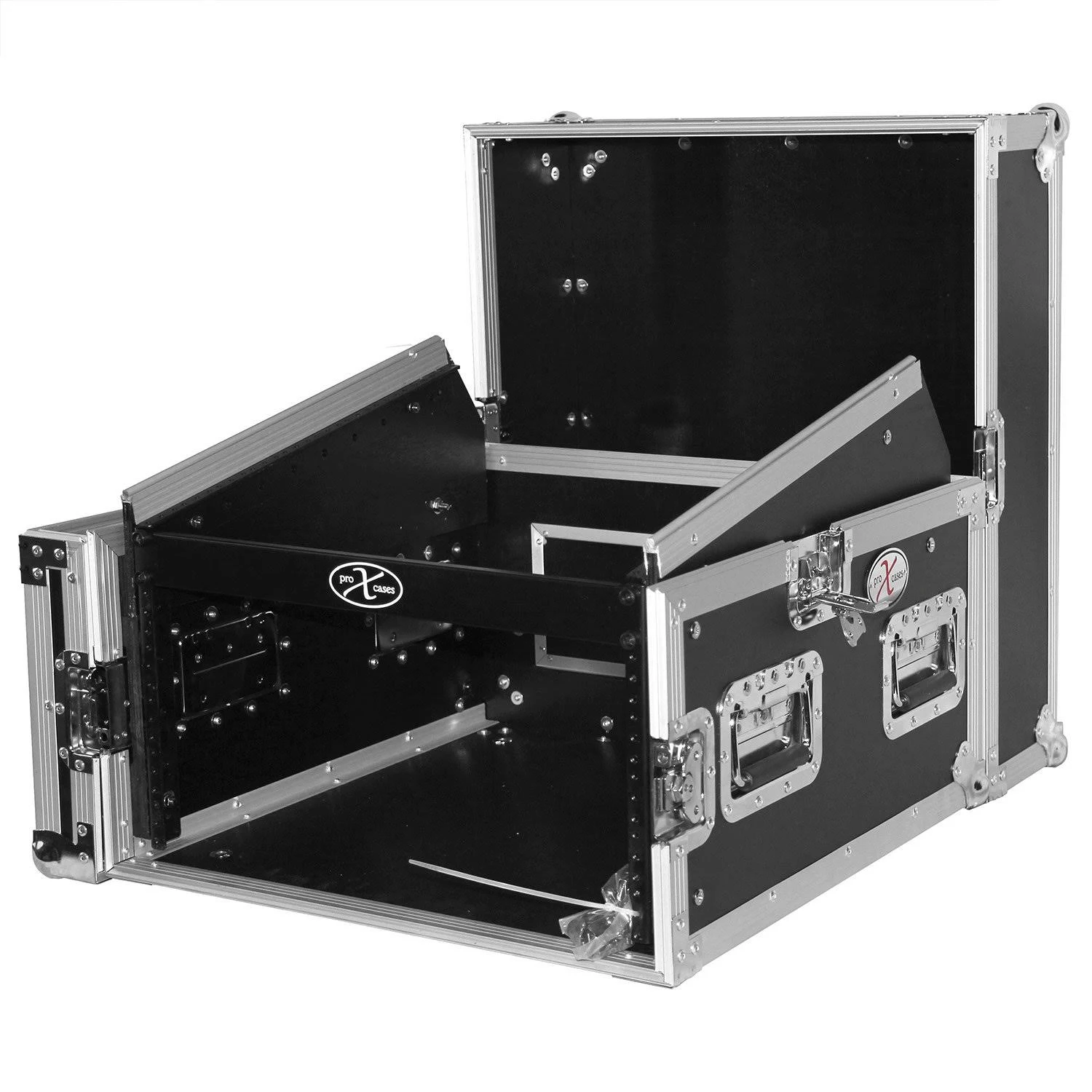 Prox T-6MRSS 6U Rack x 10U Top Mixer DJ Combo Flight Case