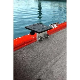 Brocraft Universal Aluminum Downrigger Bracket for Tracker Boat Versatrack System / Lund Sport Trak