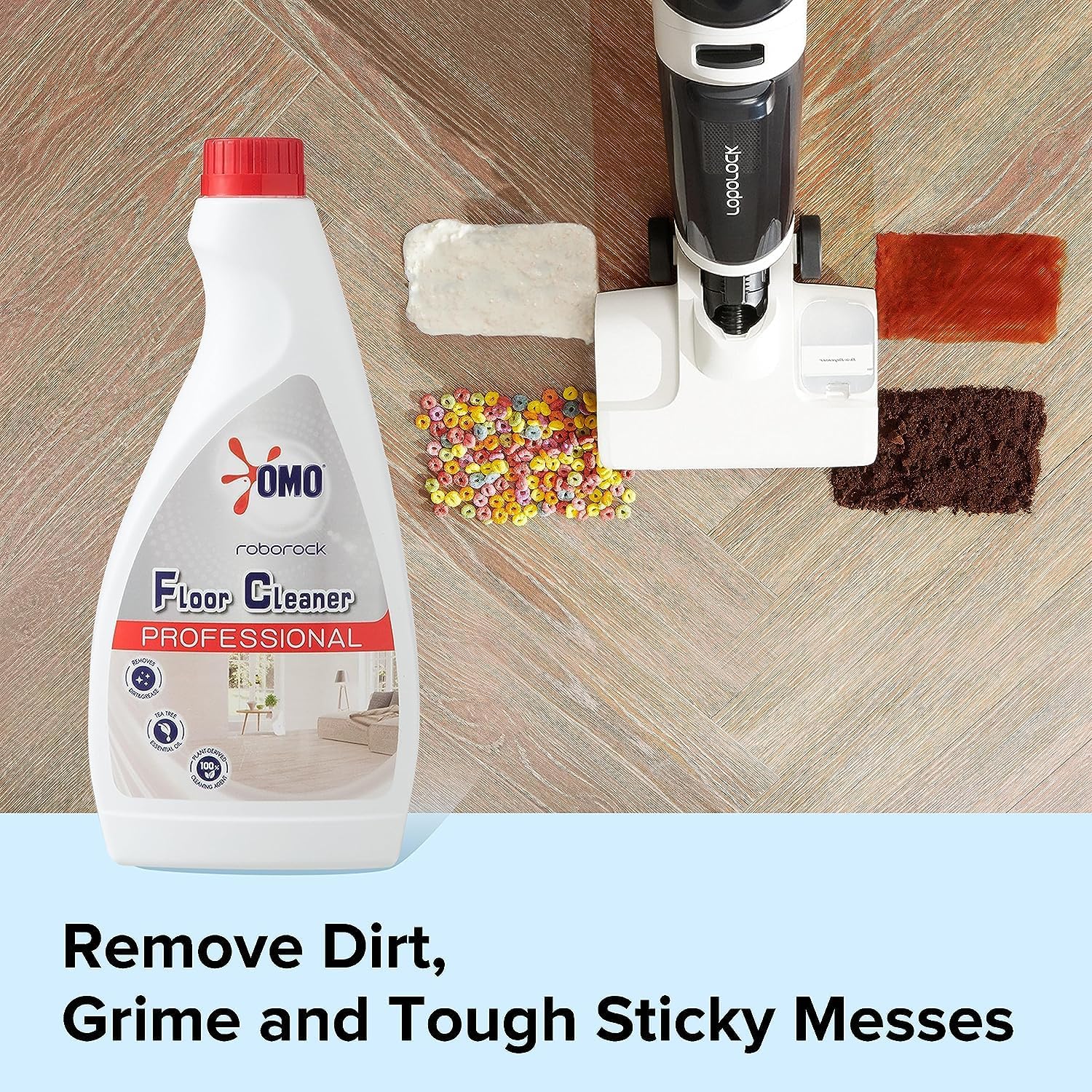 roborock Qrevo Plus Robot Vacuum and Mop with Official Multi-Surface Floor