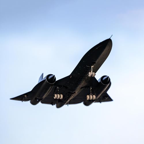 E-flite RC Airplane SR-71 Blackbird 40mm Twin EDF BNF Basic Transmitter Battery and Charger Not Included EFL02050